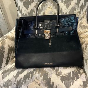 Beautiful alligator and suede Michael Kors bag